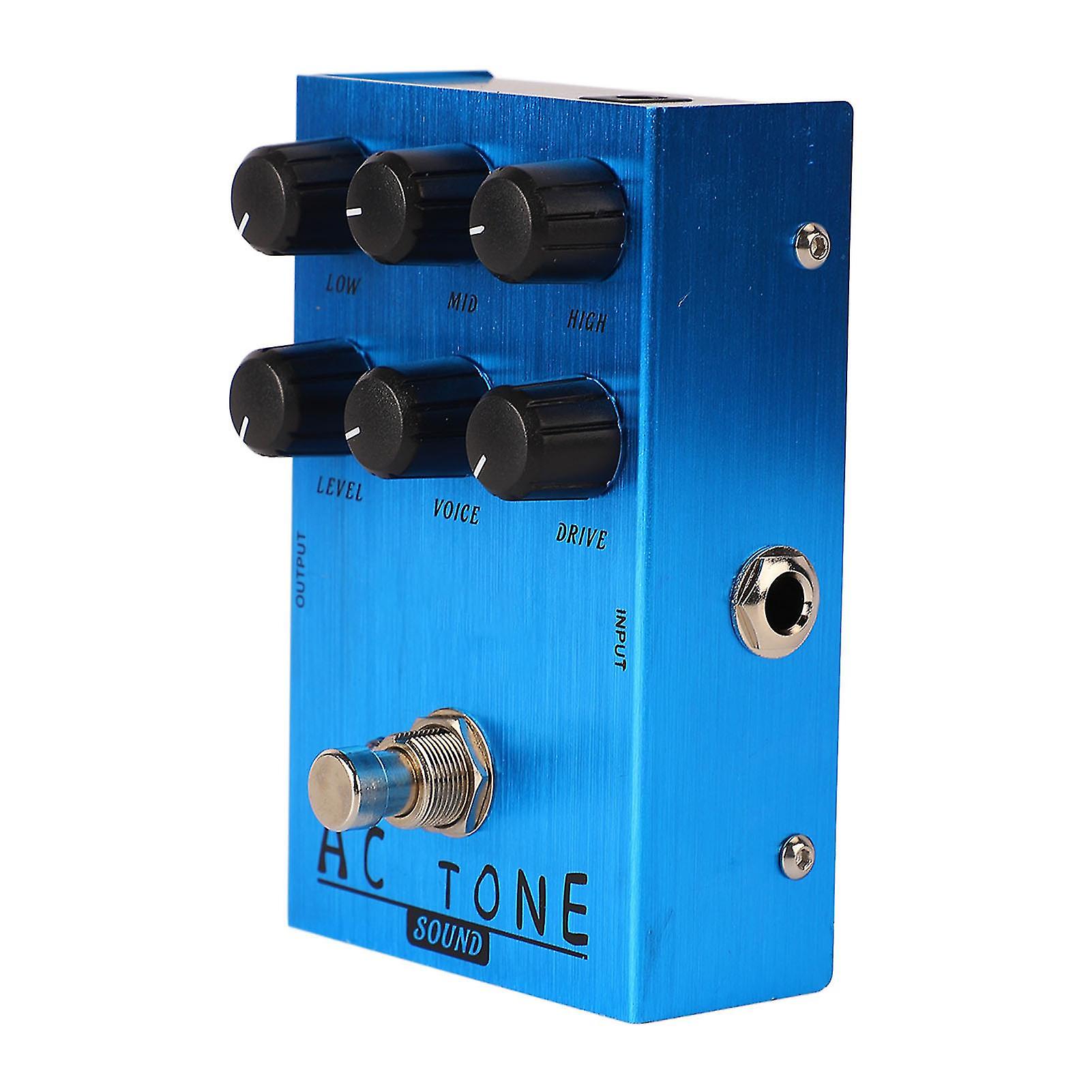 Electric Guitar Effects Drive Pedal Effector Simulating Guitar Distortion and Overdrive Effects AN 33 Blue