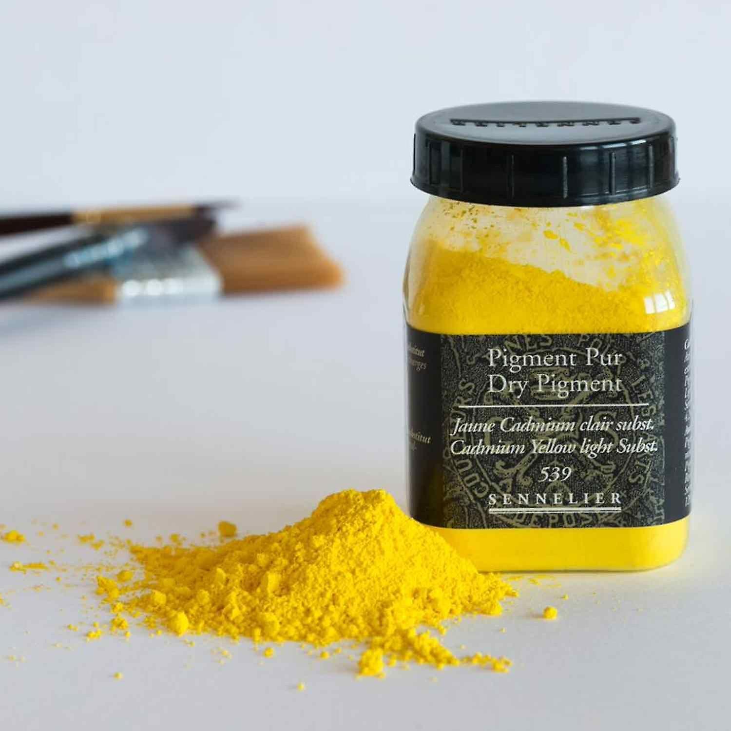 Pigment for paint creation - 120 g jar - Substitute light cadmium yellow