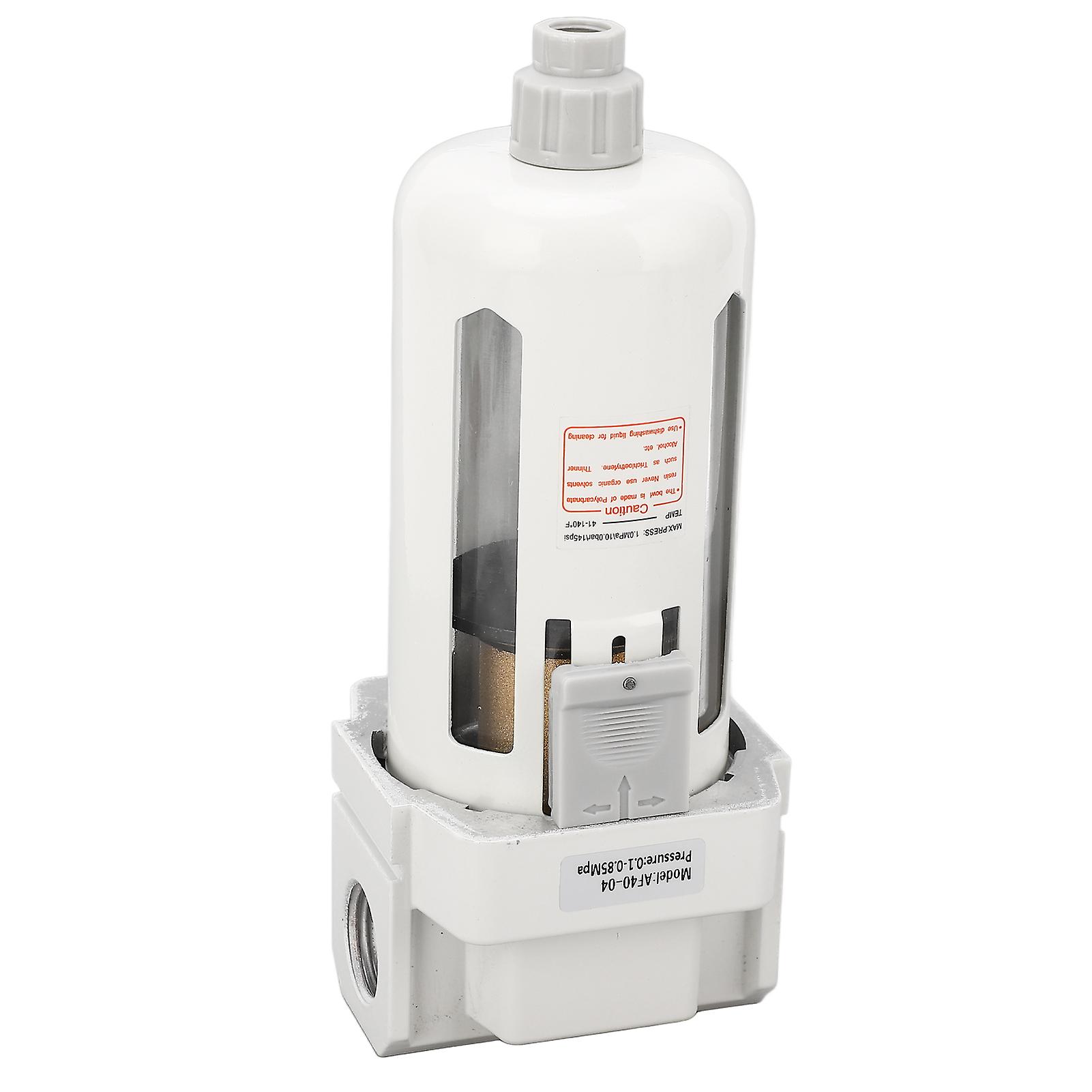 G1/2in Thread Pressure Regulator Air Filter Dry Keeping Air Compressor Piping Filter 0.1‑0.85Mpa