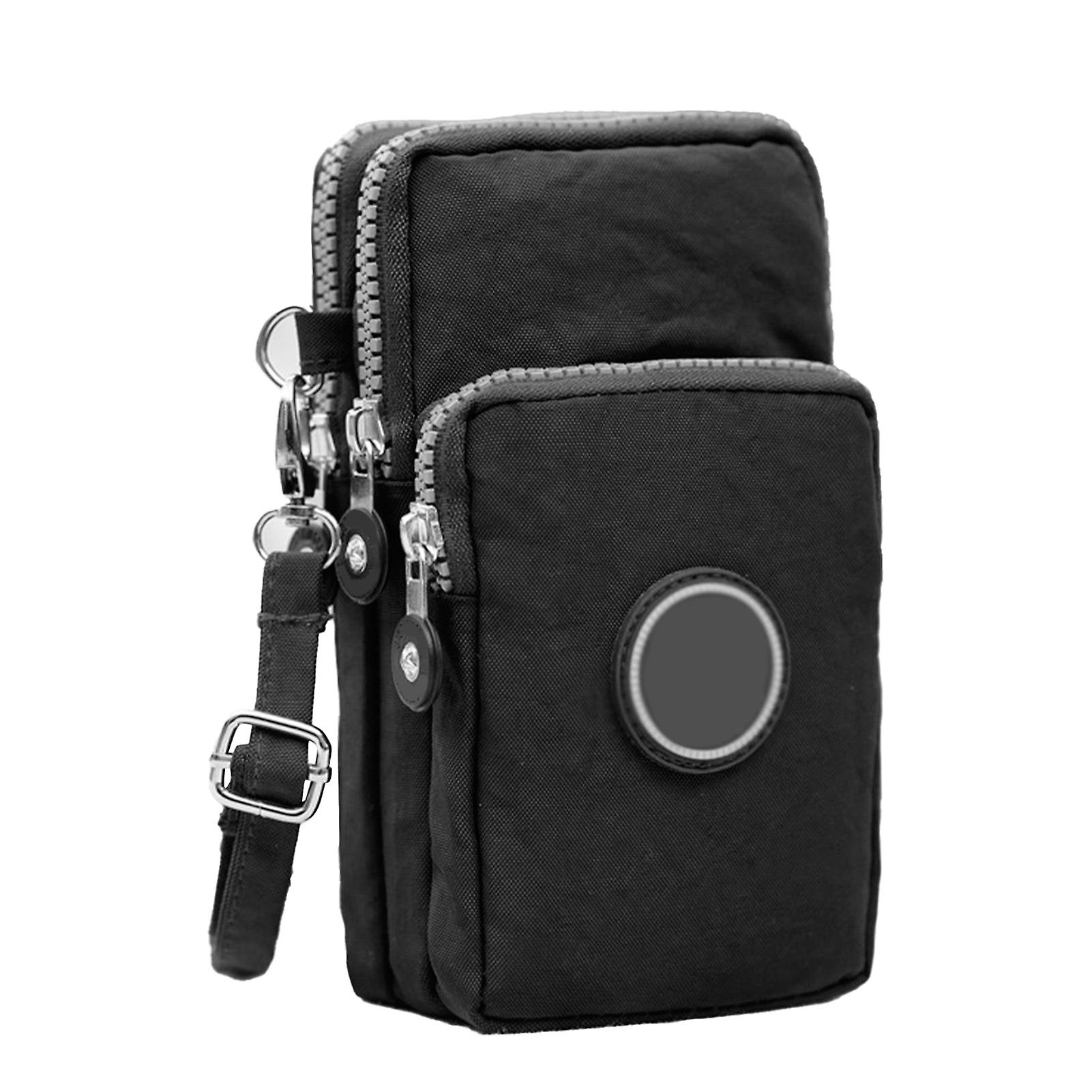 Waterproof Nylon Phone Messenger Bag for Women - Multi-Function, Adjustable Strap, Compact