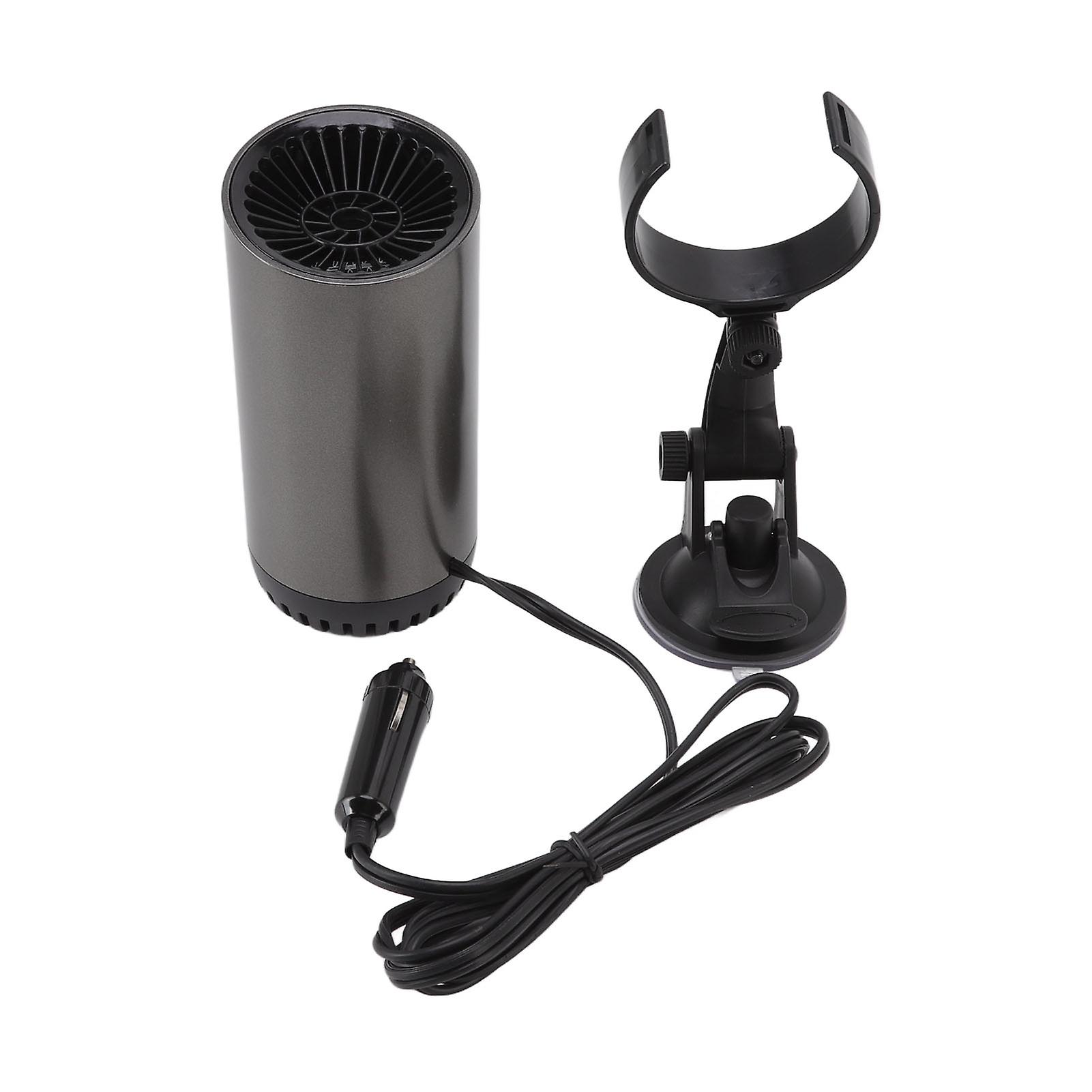 Portable Car Heater Front Windshield Defogging Heater Defroster Car Air Purifying Heater 12V with Suction Cup Bracket