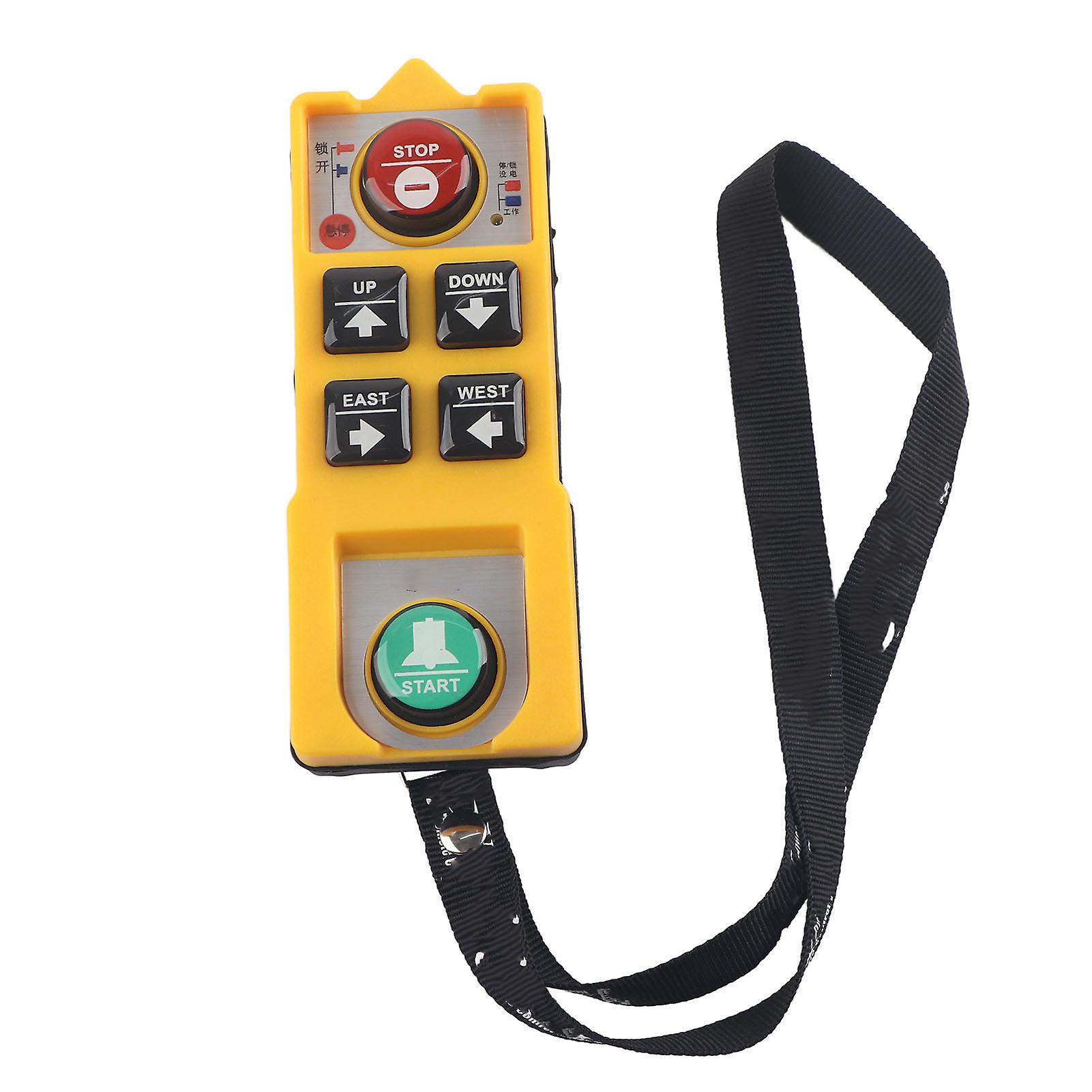Crane Remote Control Hoist Controller 2 Key Switch 3 Proofing Waterproof ABS ShellAC 380V 