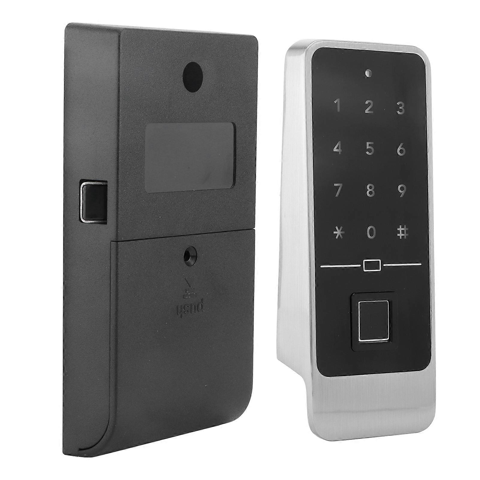 Electronic Cabinet Lock Fingerprint Password Intelligent Card Unlock Safe AntiThief