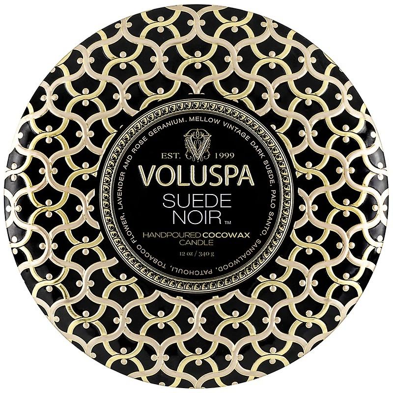 Voluspa 3-Wick Bougie Décoratif en Daim Noir 340g