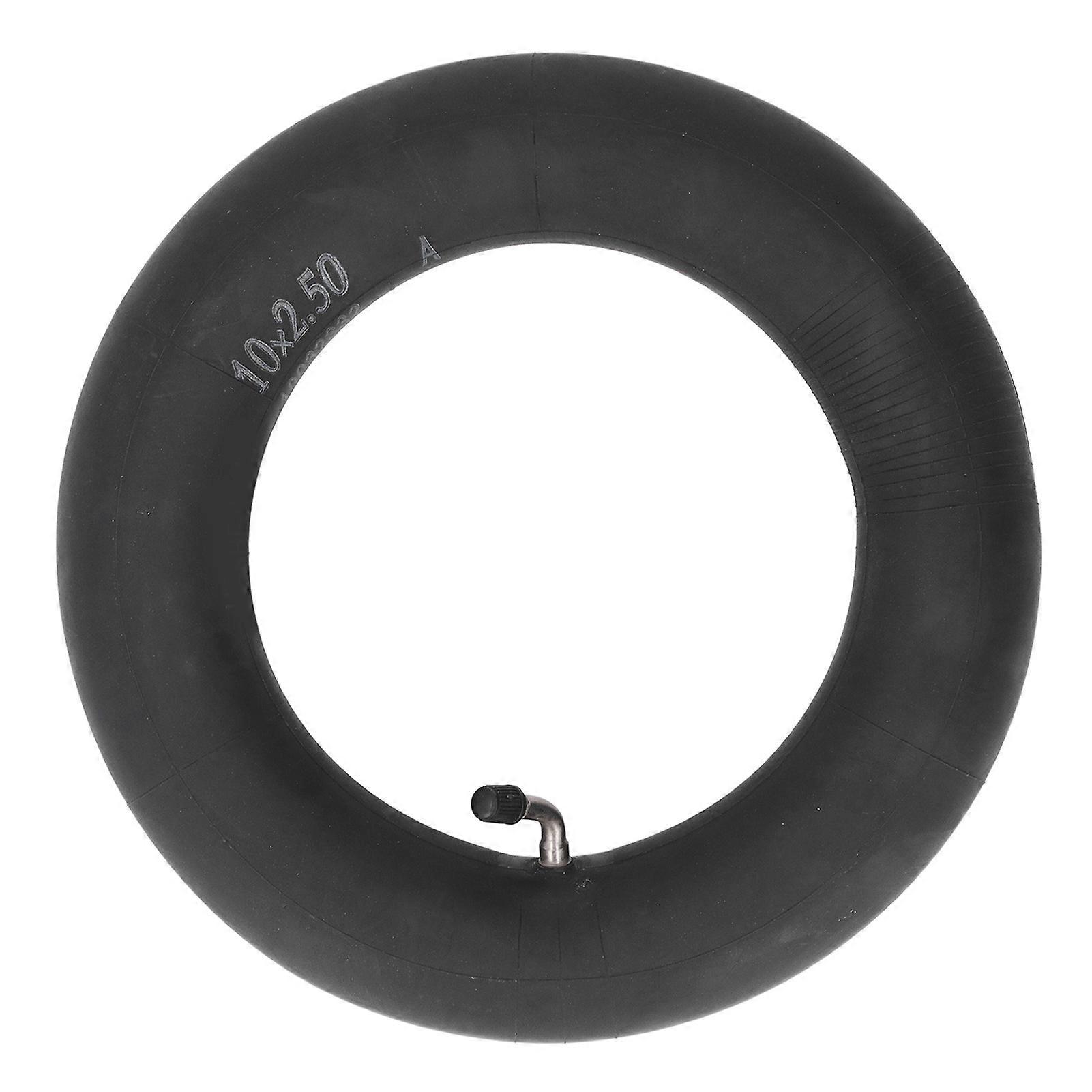 Electric Scooter Inner Tube 10x2.5 Rubber Inner Tube Replacement with 45 Degree Valve for Electric Scooter Tyre