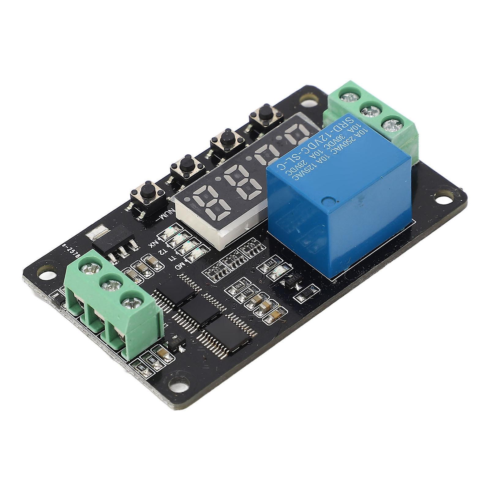 Time Delay Relay 1 Channel DC 12V Timer Control Switch Controller Module 18 Preset Functions