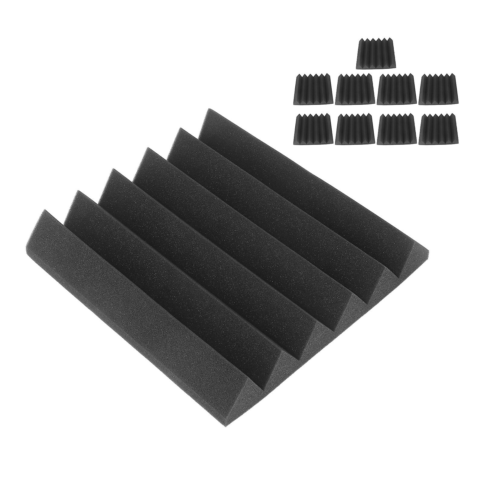 10 stk akustisk panel lydabsorberende skum lydisolert isolasjonssett sett for hjemmestudio 