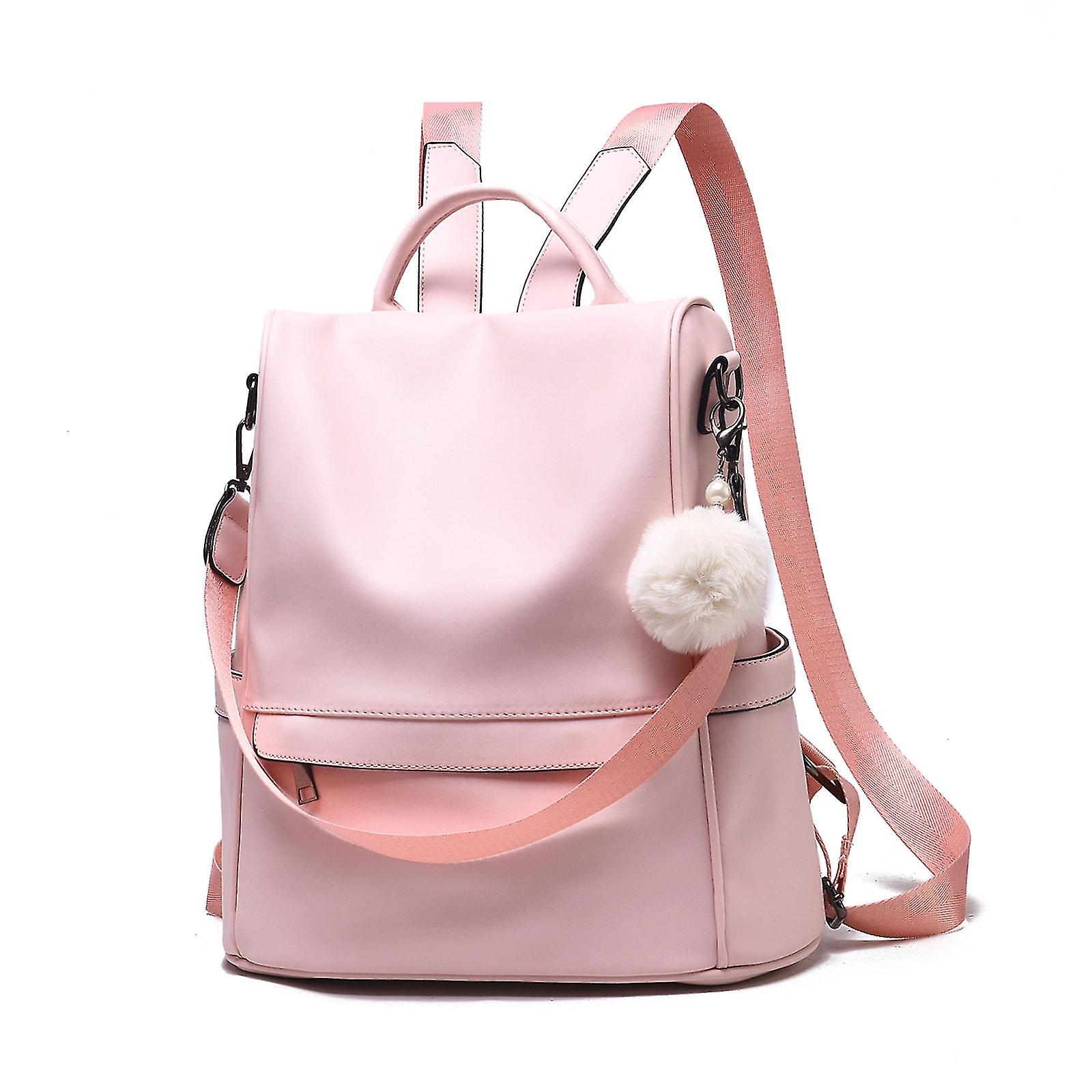 Damen Soft Pu Leder Plecak Handtasche Schultertasche All In One-hao