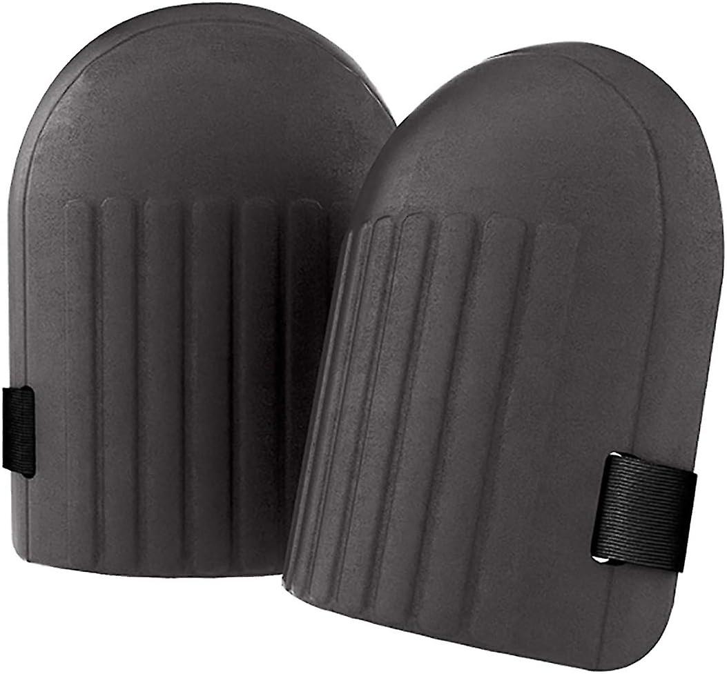 Work Knee Pads, Gardening Knee Pads, Waterproof Eva Knee Pads, Soft Inner Lining, Adjustable Shoulder Strap, 1 Pair Black