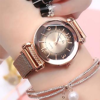 Stuff Certified® Pearl Luxury Watch Ladies - Anologue Quartz Movement for Women Rose Gold