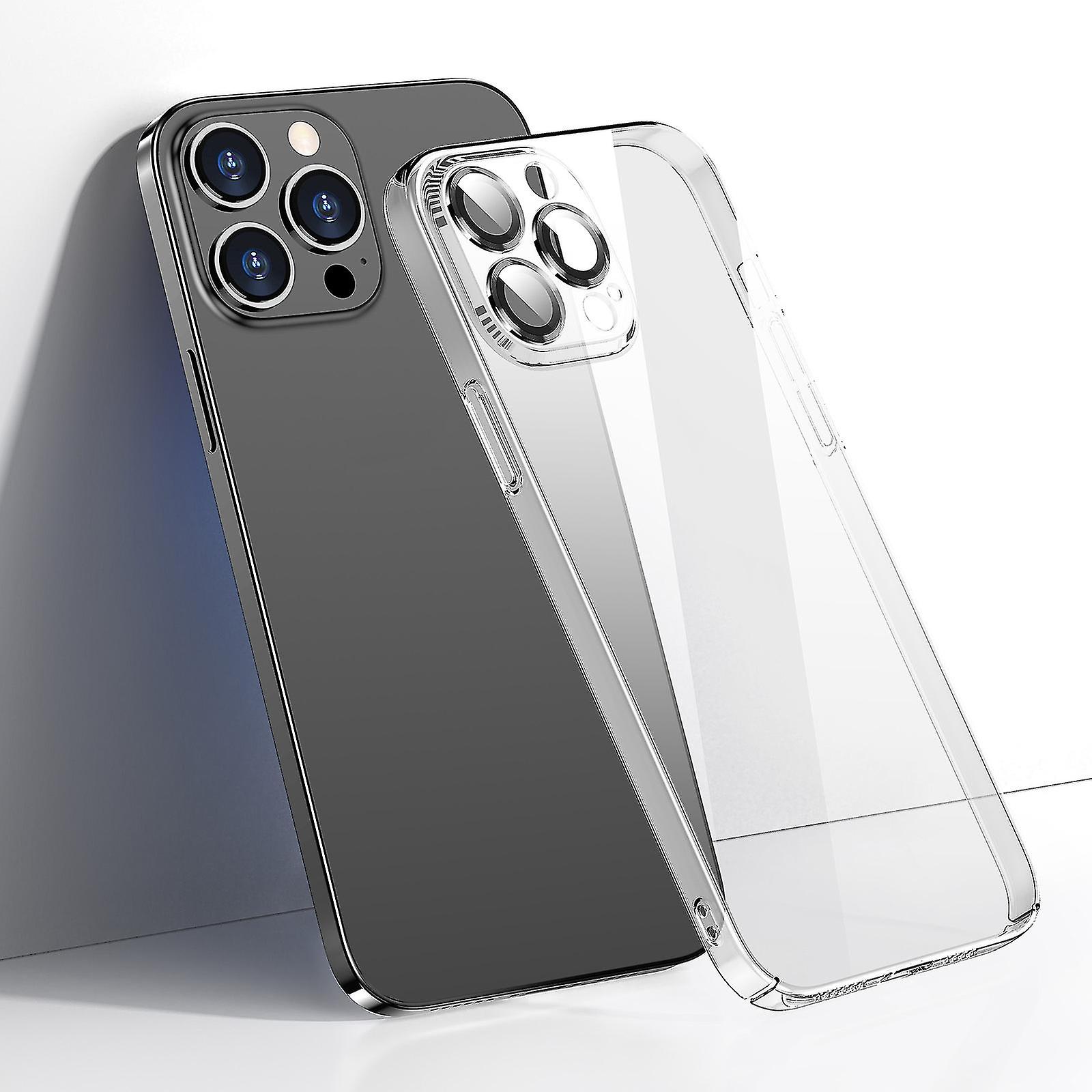 Transparent Pc Phone Case For Iphone 13 Pro Max Black