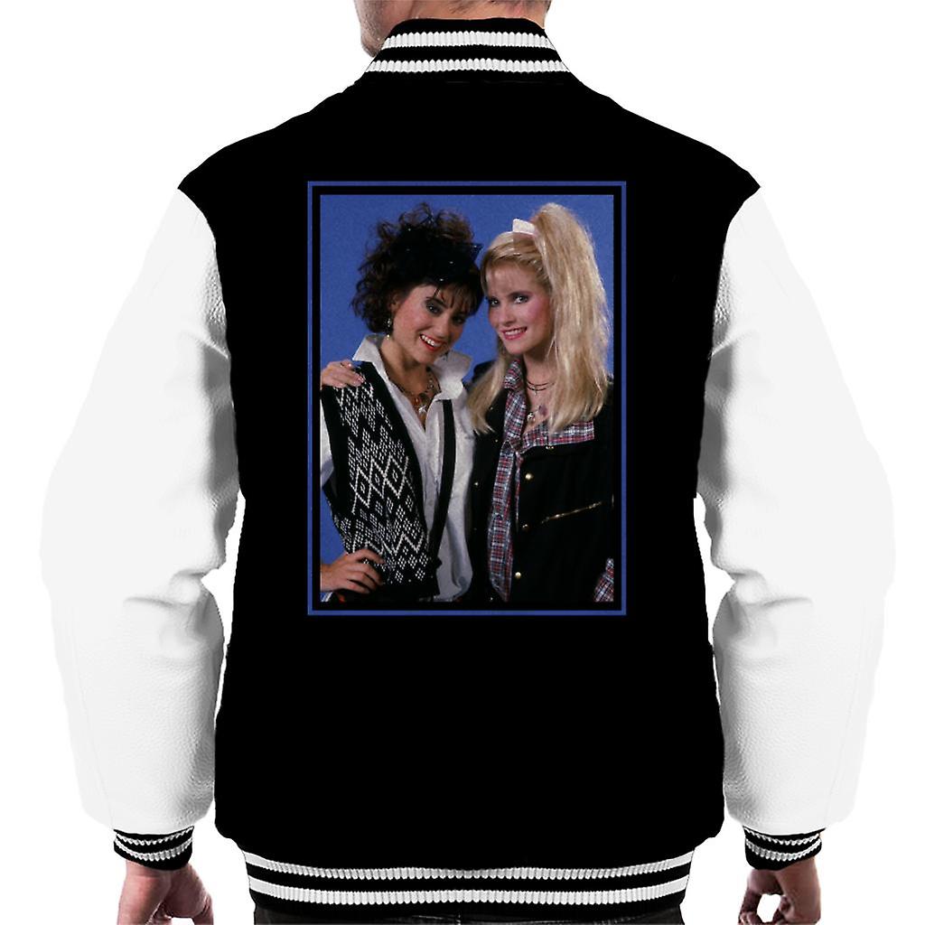 Weird Science Hilly And Deb Men's Varsity Jacket