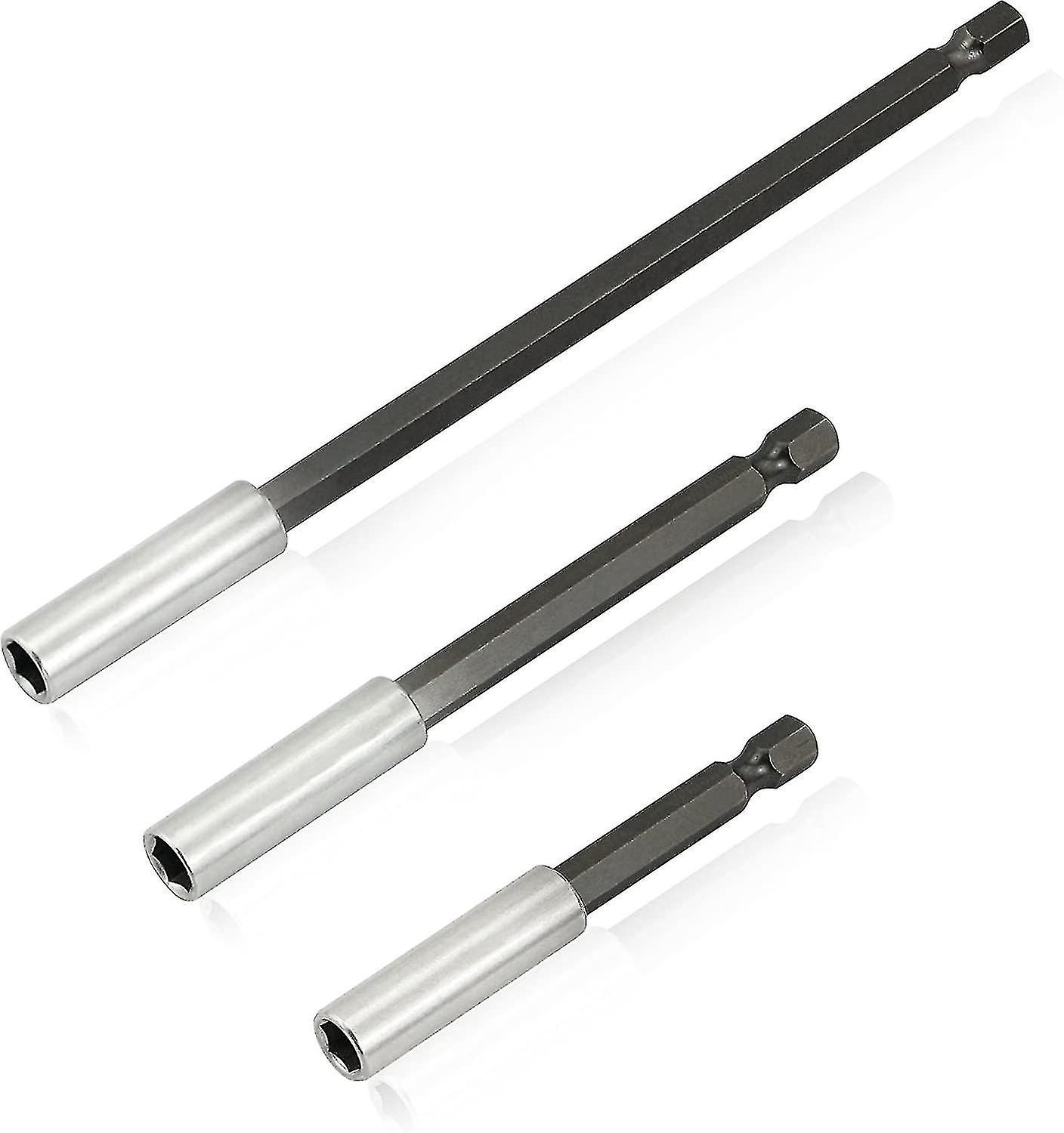 Magnetic 1/4" Hexagon Electric Drill Bit Extension Holder Rod