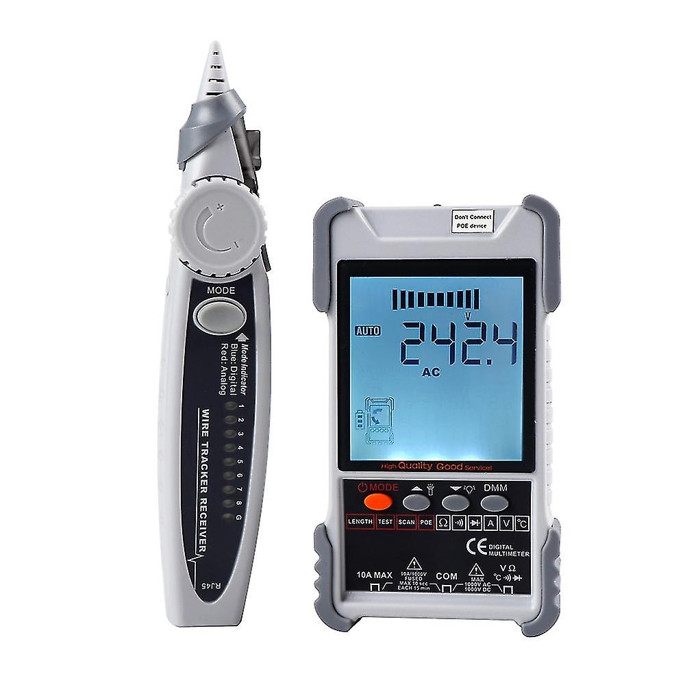 KKMoon KKM618 Handheld Portable Cable Tester with LCD Display Analogs Digital Search POE Test Cable