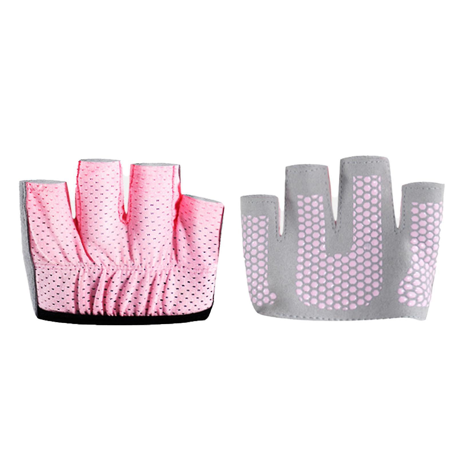 Demi-gants antidérapants de Micro Yoga Pilates pour femmes - 4 doigts Design minimaliste pour l'entraînement de remise en forme