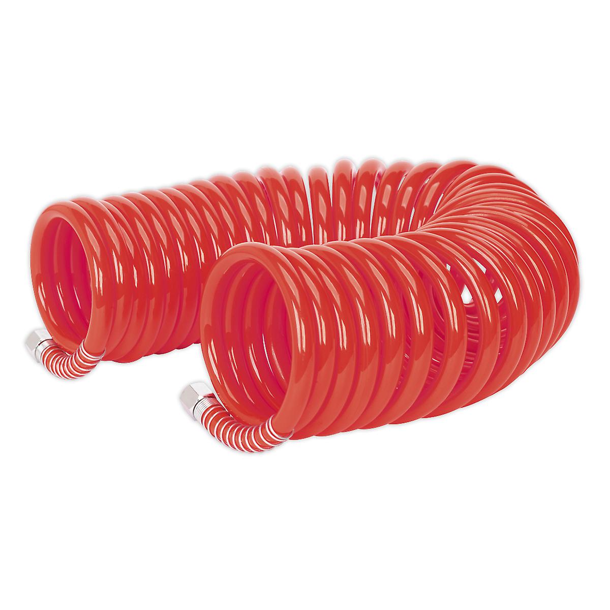 Sealey Ah10C/8 Pu Coiled Air Hose 10Mtr X