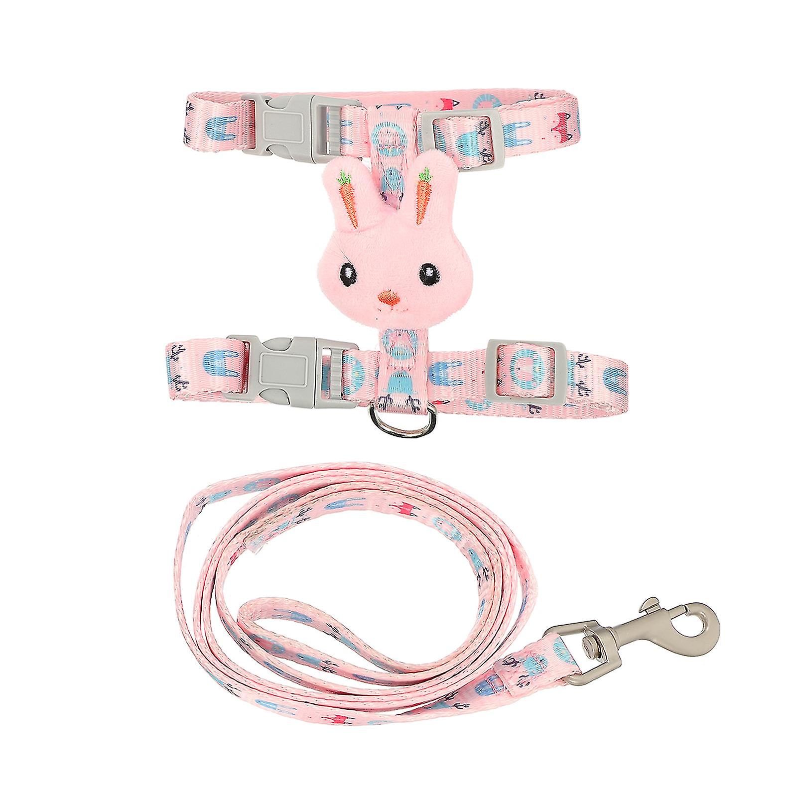 Rabbit Design Cat Harness Leash Pulling Rope Pet Collar Rope Cat Harness Leash