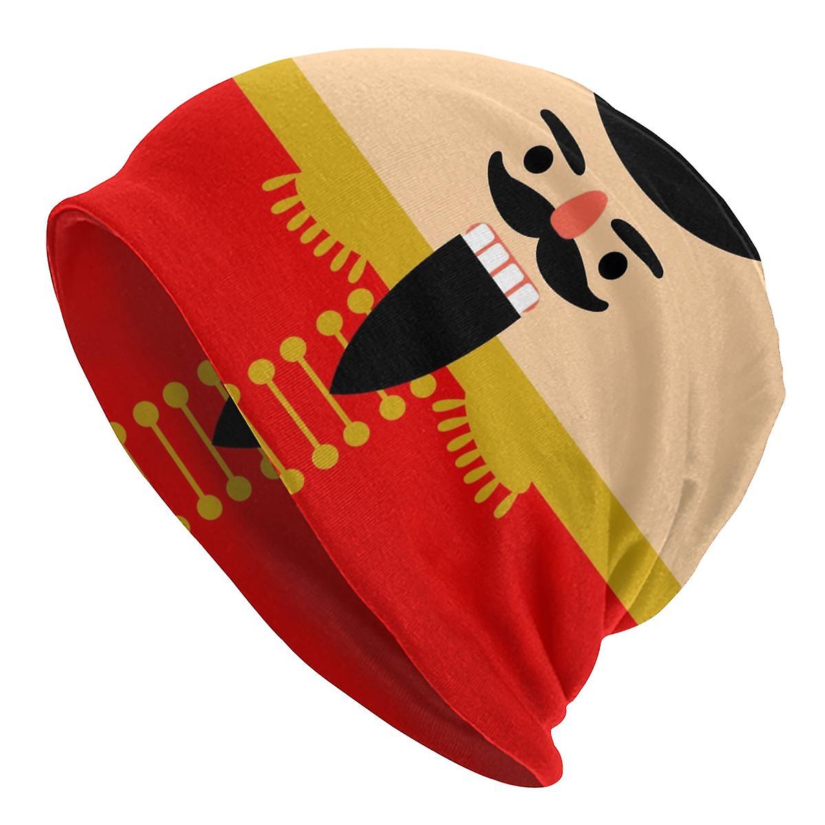 لطيف عيد الميلاد كسارة البندق بونيه هوم الهيب هوب متماسكة قبعة للرجال النساء الشتاء الدافئ عيد الميلاد عطلة قبعات بيني