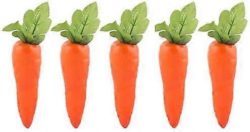5 Pcs Simulation Carrots Artificial Vegetables Home&Kitchen Decorations