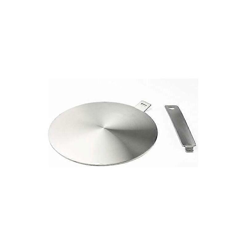 Induction Adapter, Converter Disc for Induction Cooktop, Heat Diffuser Plate with Separable Handle and Base 20cm