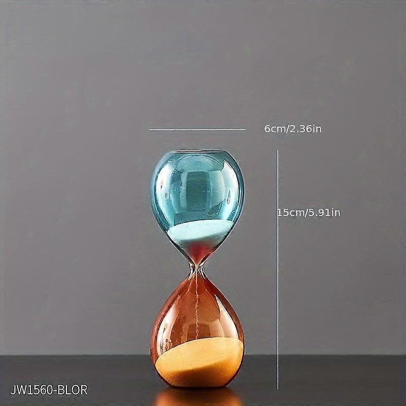 Glass Hourglass Sand Timer, Decorative Sandglass For Home & Office Decor, Christmas Ornament, Festive Classroom And Kitchen Game Timer, Creative Gift
