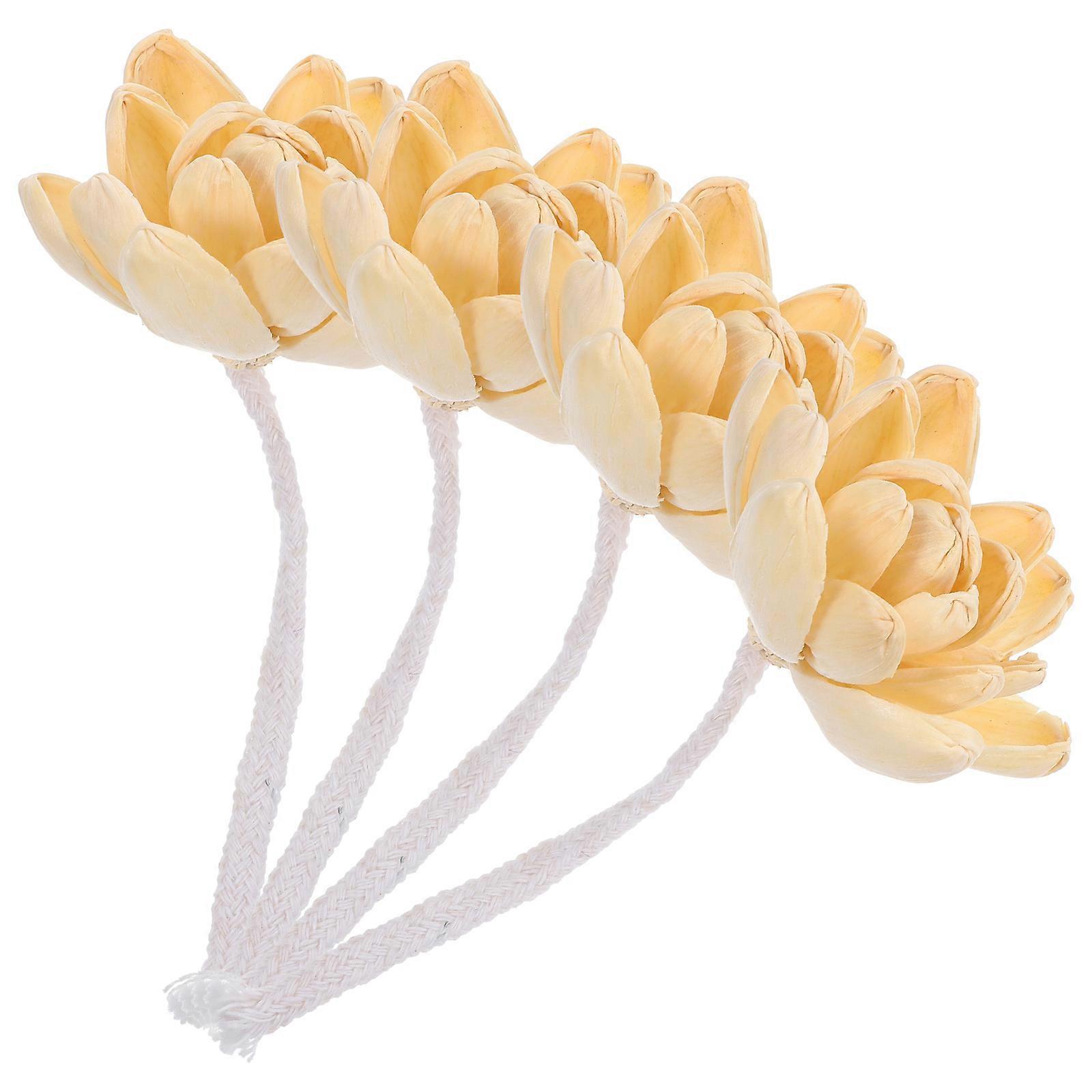 4pcs Artificial Simulation Flower DIY Decoration Aromatherapy Flower Diffusers Fragrance Diffusers