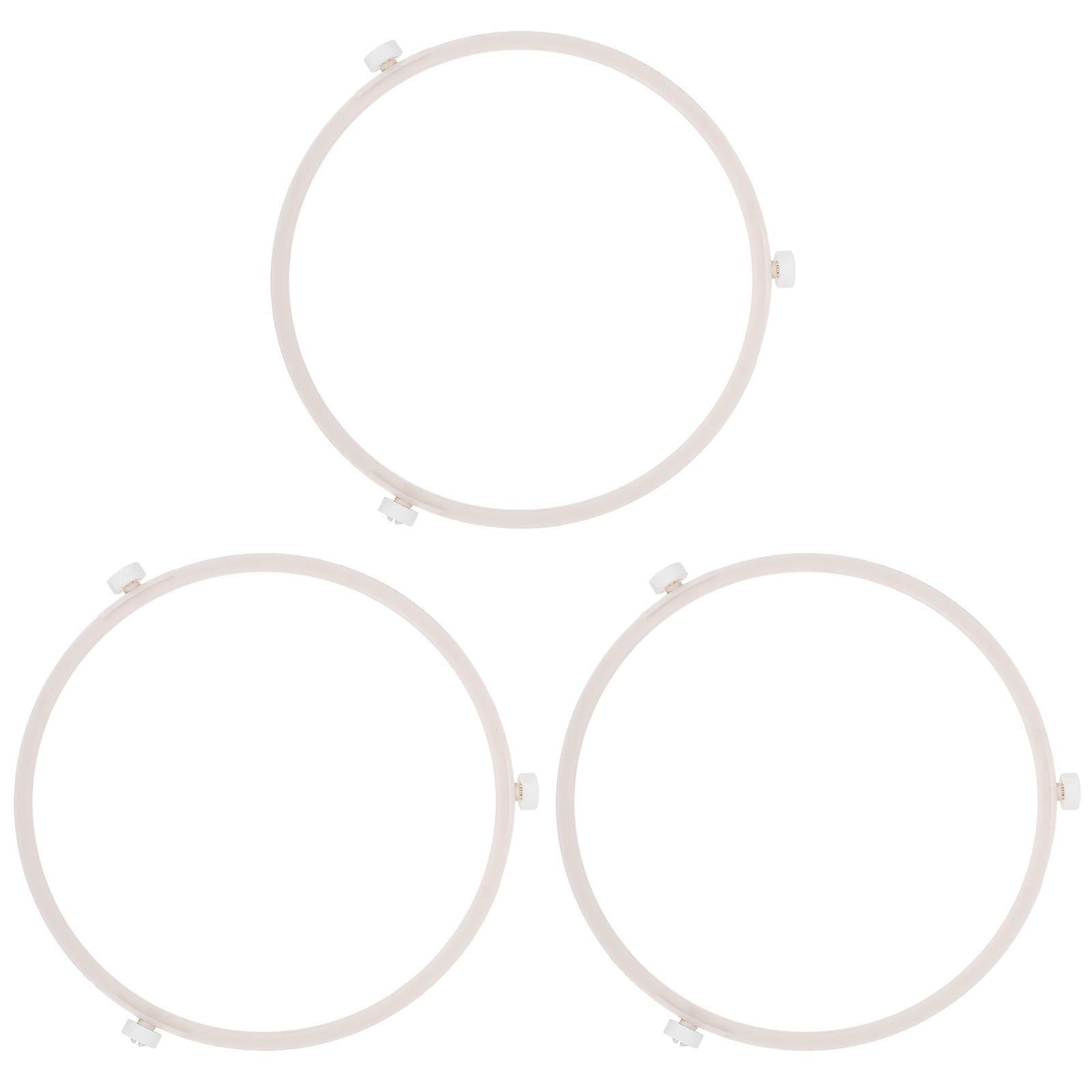 3PCS Microwave Turntable Ring Round Microwave Oven Tray Support Holder Rack