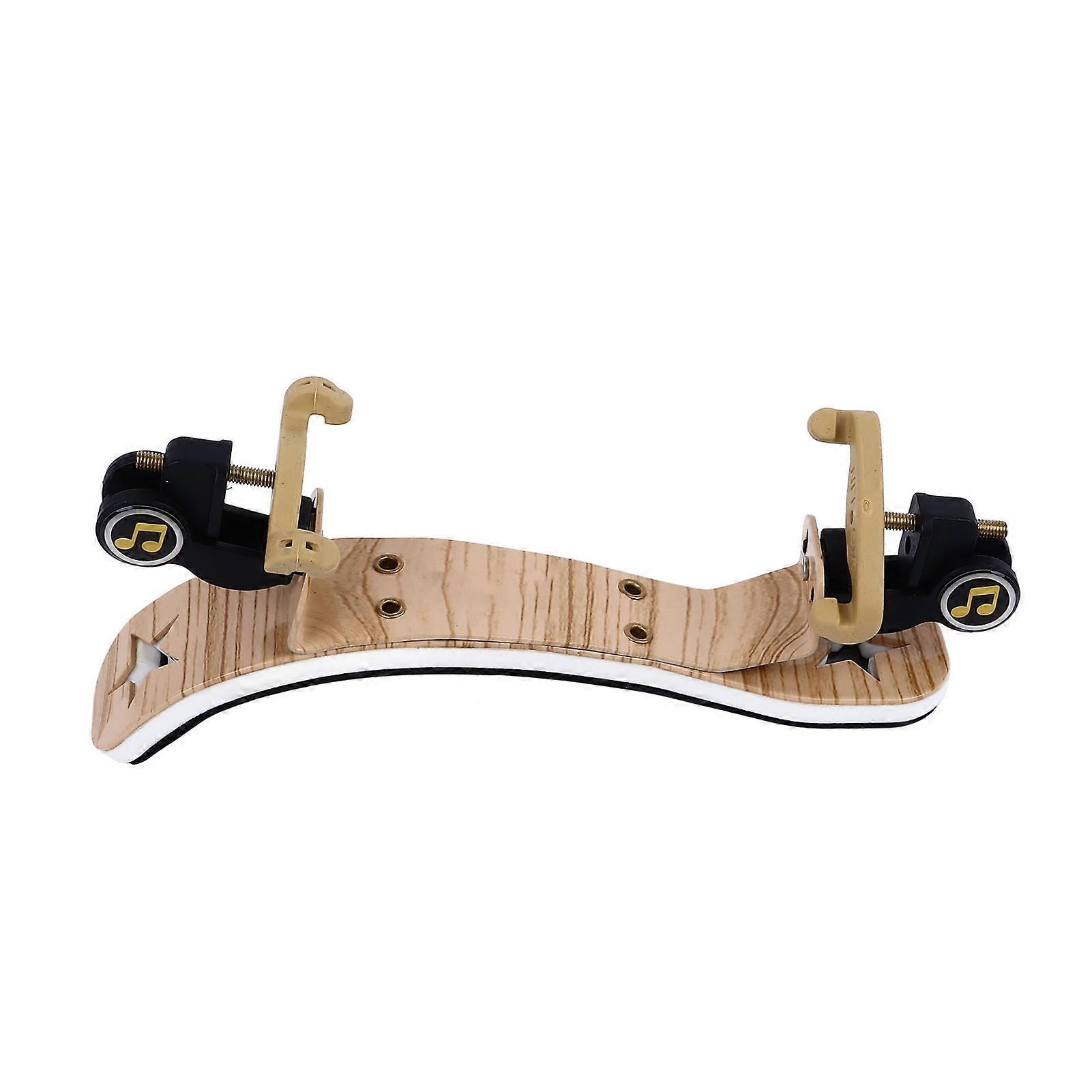 Violin Shoulder Rest 3/4 To 4/4 Adjustable Universal Shoulder Rest For Practice Performance Wood Grain Style