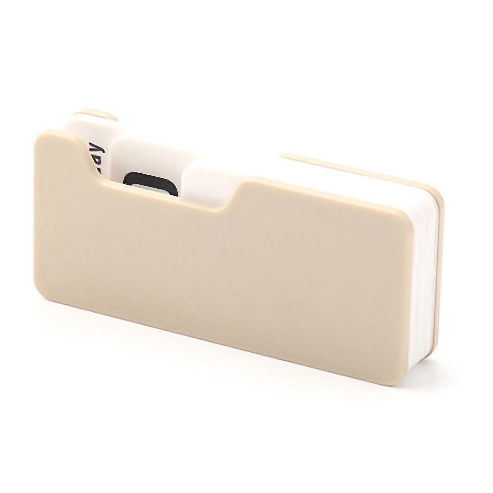 Desk Calendar Ps Pp Reusable Changeable Portable Desktop Block Home Decoration Accessories For Office Khaki