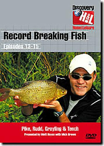 Matt Hayes Record Breaking Fish - Episodes 13-15 DVD (2004) Matt Hayes cert E - Region 2