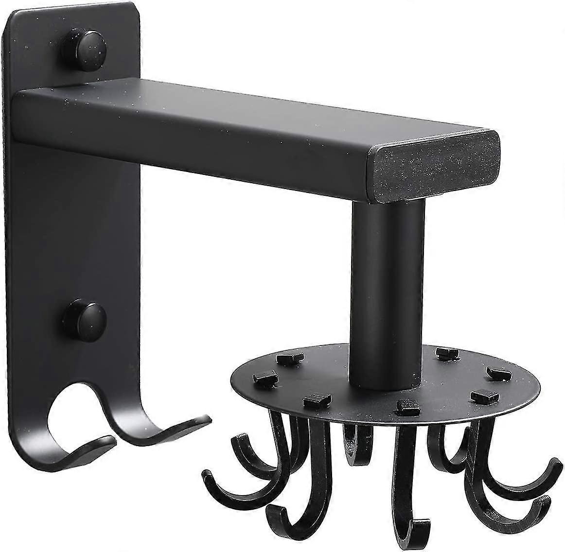 Wall-mounted Utensils Hanger, Adjustable Rotating Hooks8 Hooks)