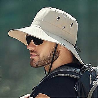 Cappello Da Sole Uomo Con Bordo Largo - Pieghevole, Impermeabile, Protezione UV Per Esterni - Foto 7