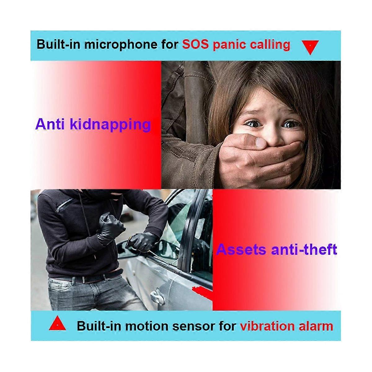 Mini GPS Tracker Child Olders GPS Tracking Device Without Fee Security Protection LBS Tracker App F