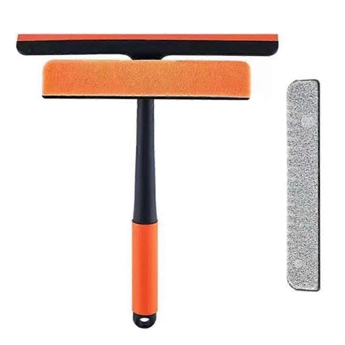 Multi-Function Cleaning Brush,Window Cleaner Glass Scrub Scraping Three-In-One Window Wiper Tool