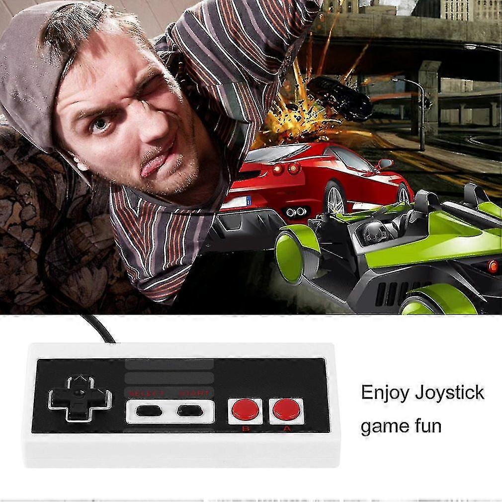 Plastic Classic Gaming Controller Joypad Gamepad For Nintendo Nes Windows Pc Mac