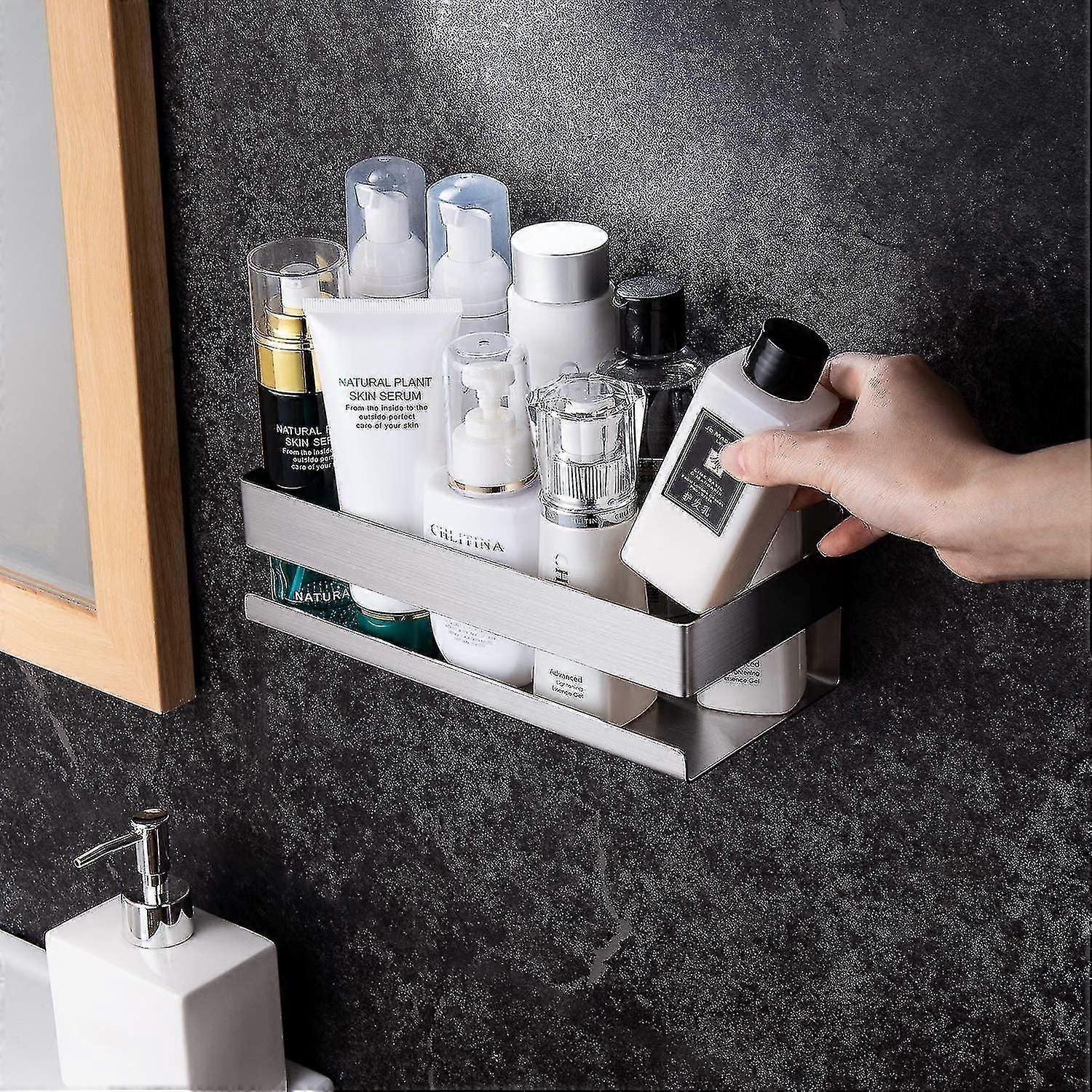 Douche Caddy Geen Boren Doucheplank Rvs Bad