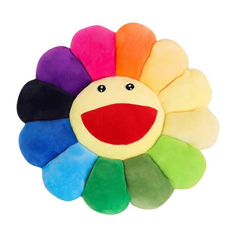 Flower Plush Pillow,sunflower Pillow Soft&comfortable Sunflower Smiley