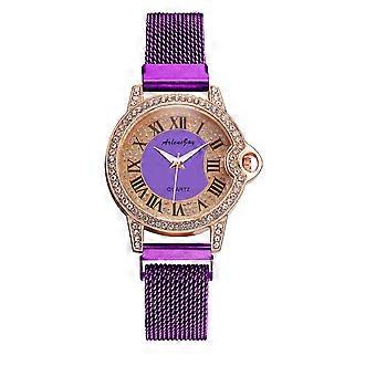 Women Fashion Watch Clock Stainless Steel Casual Dress Wrist Crystal
