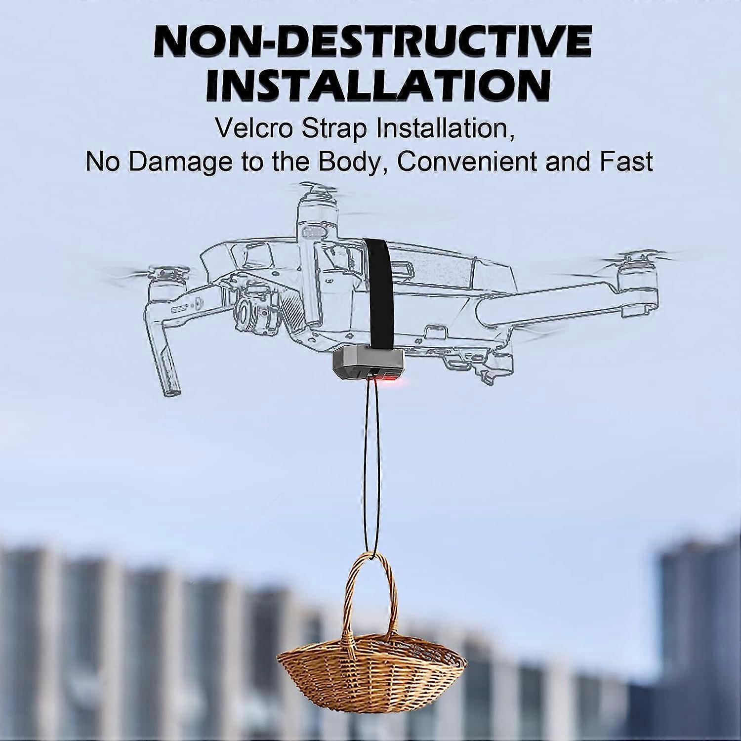 Système Airdrop Drone LICHIFIT - Lanceur Universel Pour DJI Mavic/Mini - Livraison Par Drone 750g