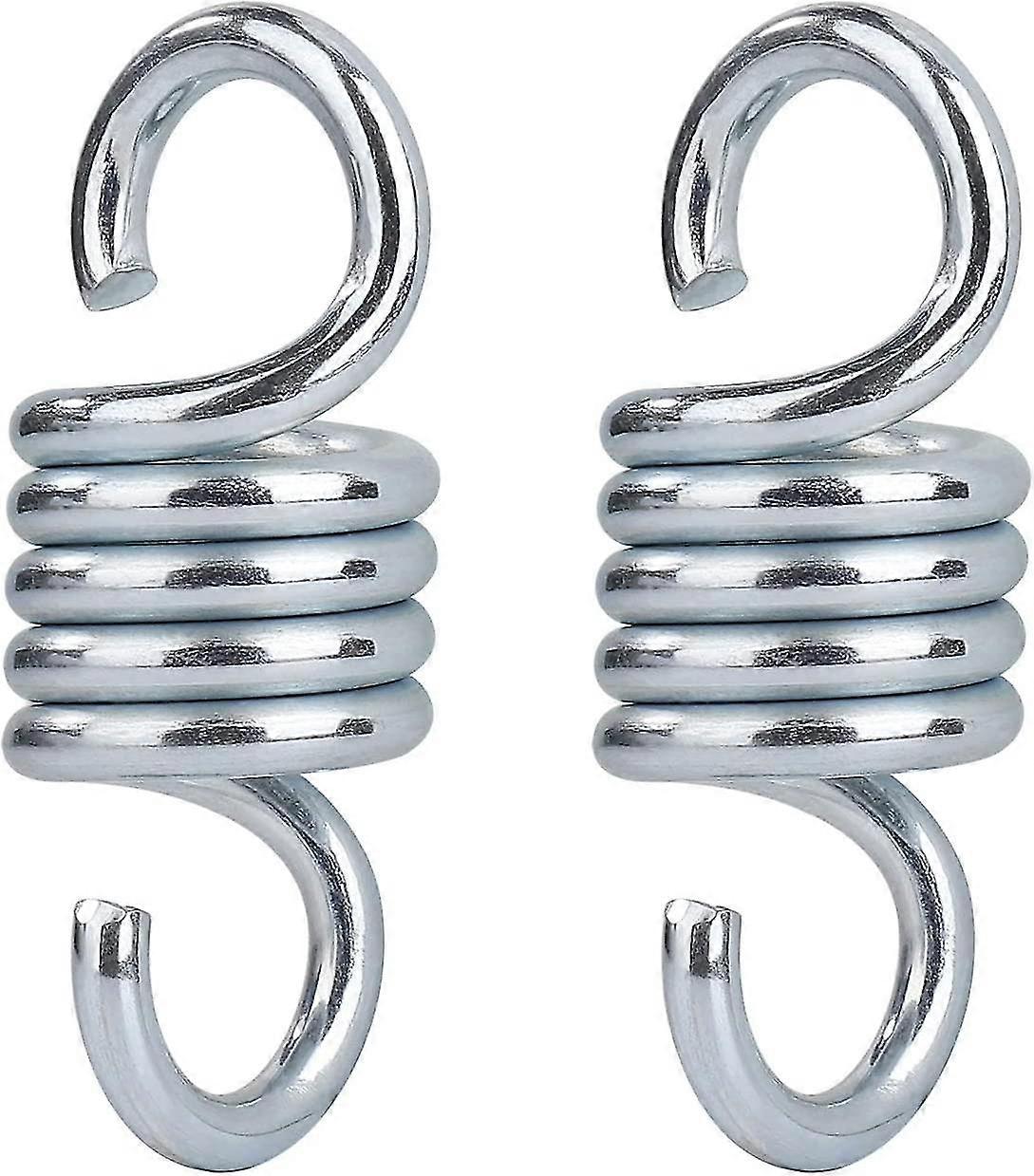 Galvanized Steel Hammock Spring Hook Max Load 500kg For Garden Porch Swing Hanging Chair 2 Pieces - -