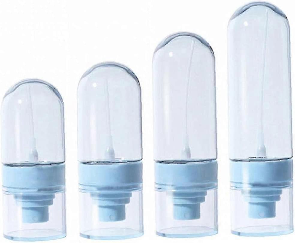 4pcs Travel Spray Bottle 50ml 60ml 80ml 100ml Portable Plastic Upside Down Empty Bottle