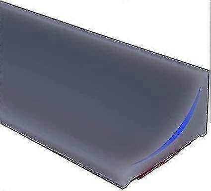 2m シリコンシャワー敷居ウォーターダムウェットルーム床バリア、シャワースプラッシュガードゴムバスシールストリップ