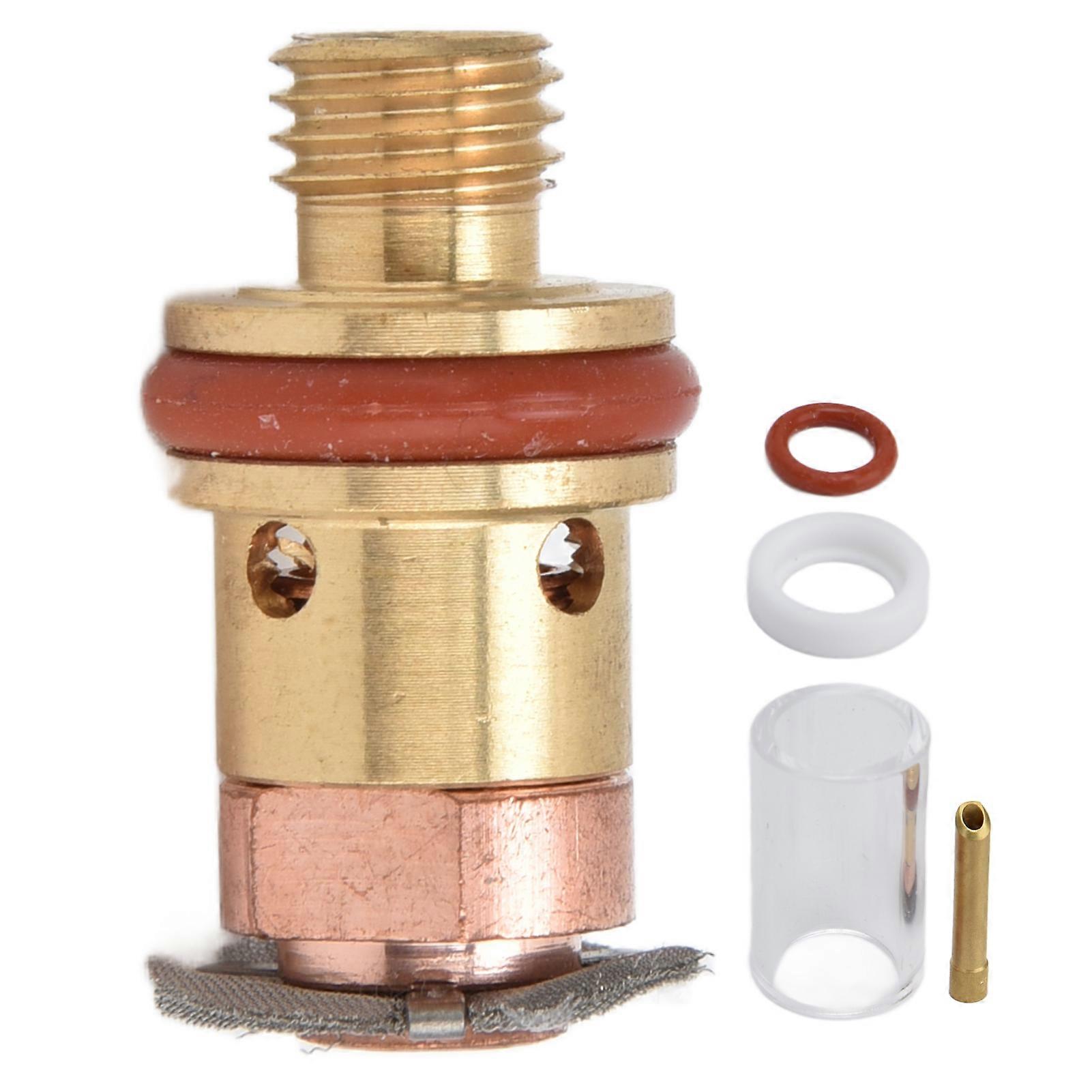 Glass Tig Cup Gas Lens Kit Argon Torch Accessories for WP?9/20 Welding Burner 2.4mm OCIM20?332