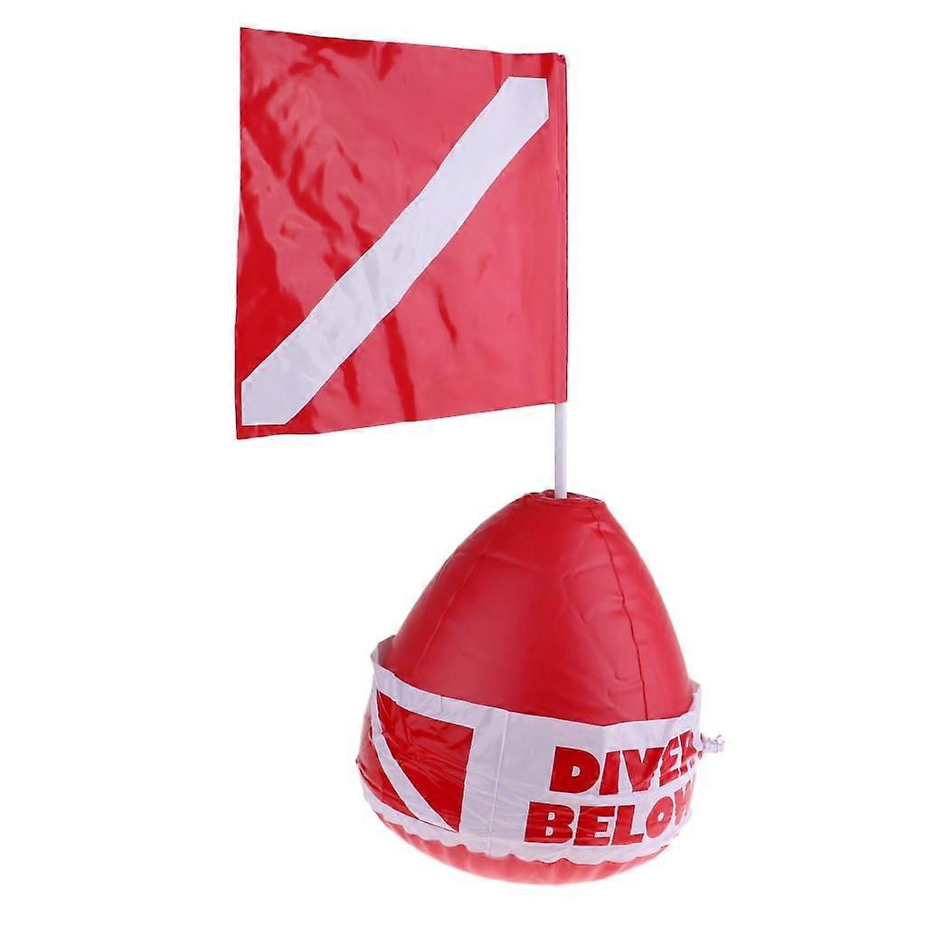 Scuba Diving Inflatable Float Signal Floater Surface Marker Ball Dive Flag