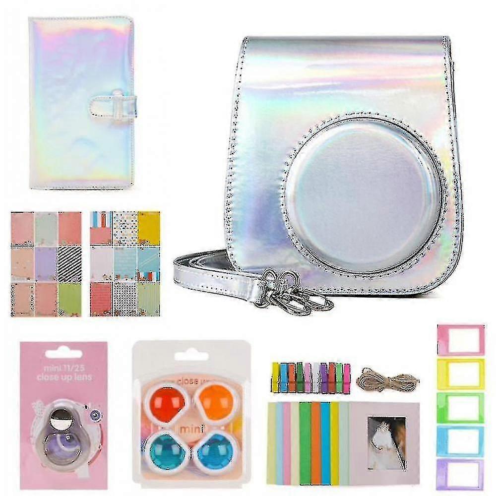 Fuji Instax Mini 9 / mini 11 Camera Bag E Camertective Case 7 Pezzi