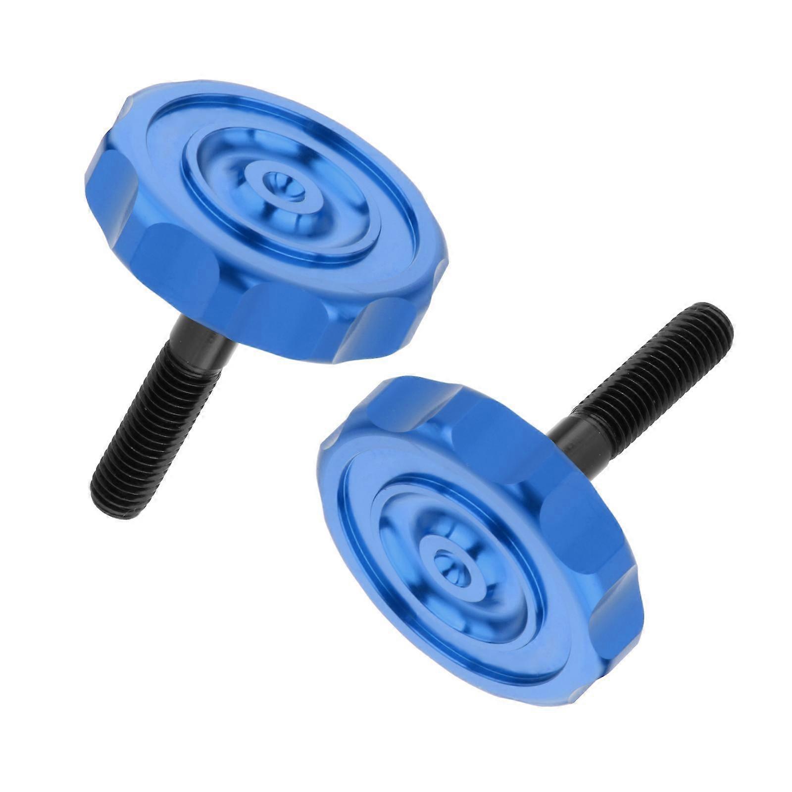 2Pcs Hinge Clamp Levers Quick Release Aluminum Alloy for  Blue