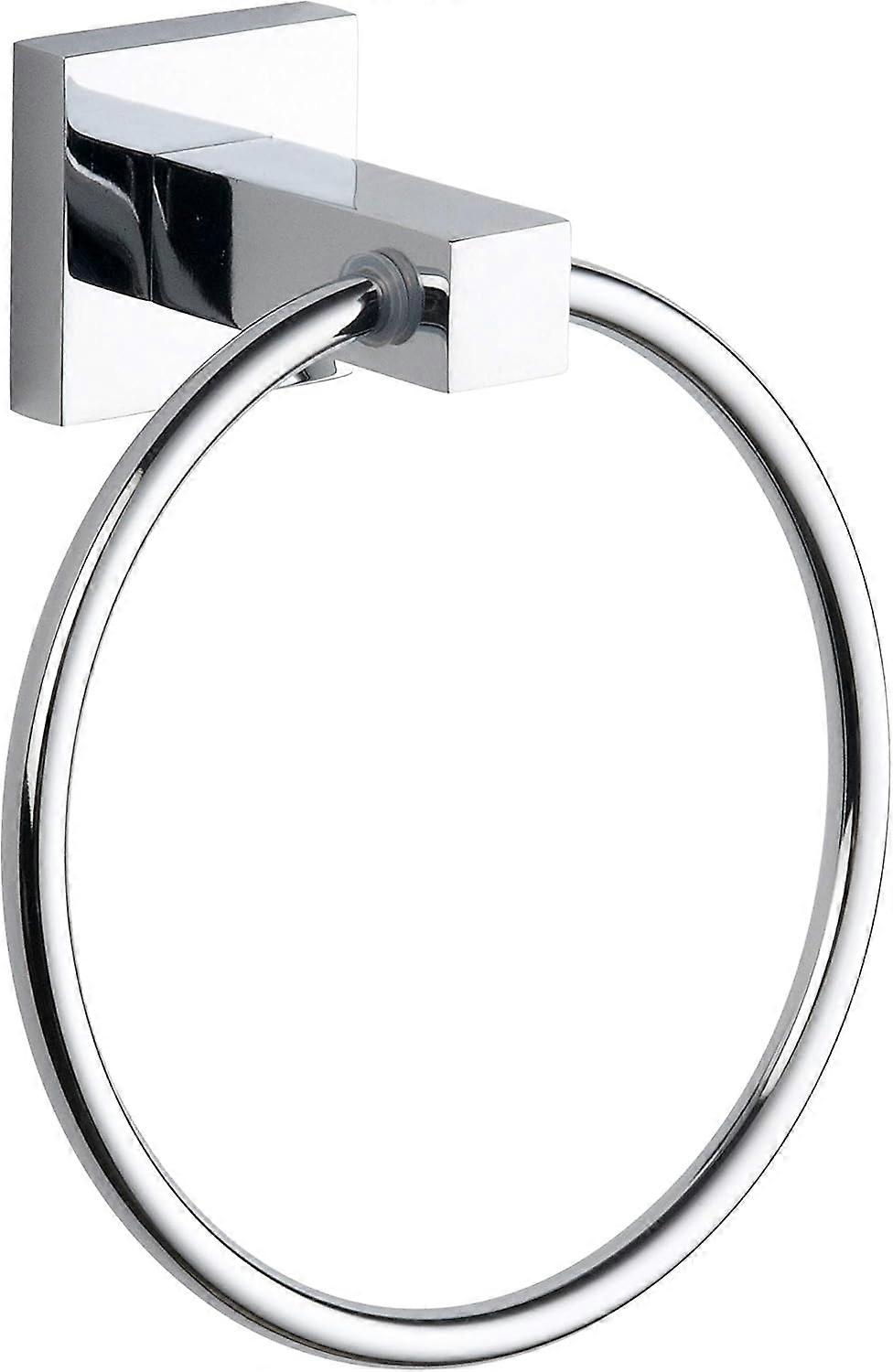 Bathroom towel ring wall mounted simple chrome BGL