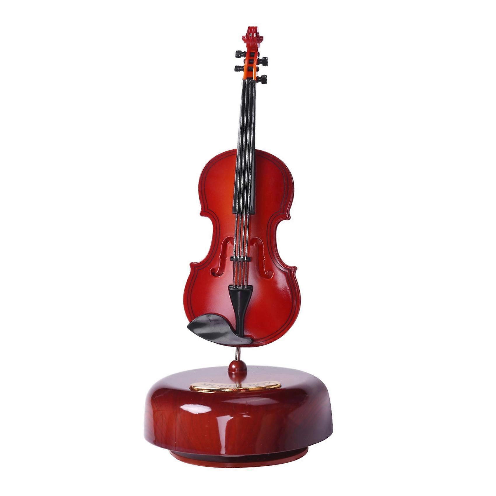 Violin Music Box, Rotating , Classical Music Box Instrument, Gift for Girls Birthday Christmas