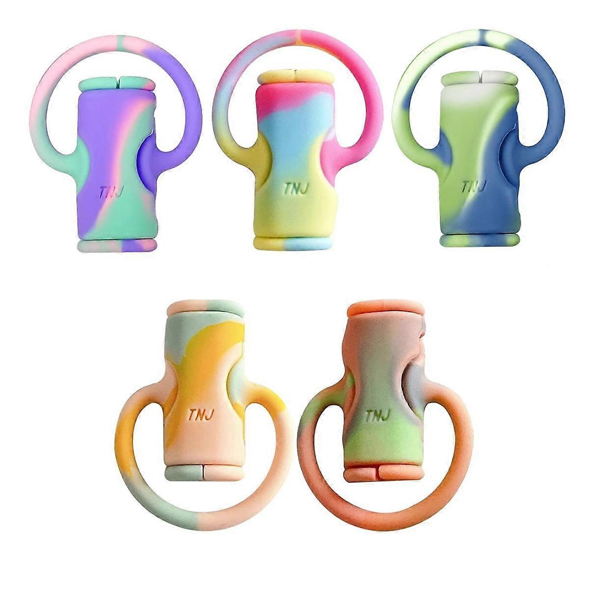 5PCS Cute Cable Protector Silicone Charger Cable Protector for Type C/Micro-USB, Data Cable Protect