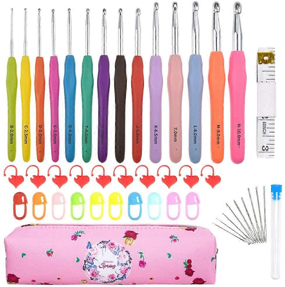 40pcs Crochet Hooks Set